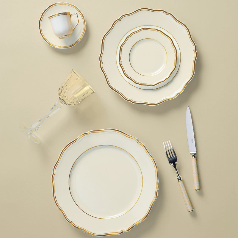 Dinner Plate - Mazurka Ivory