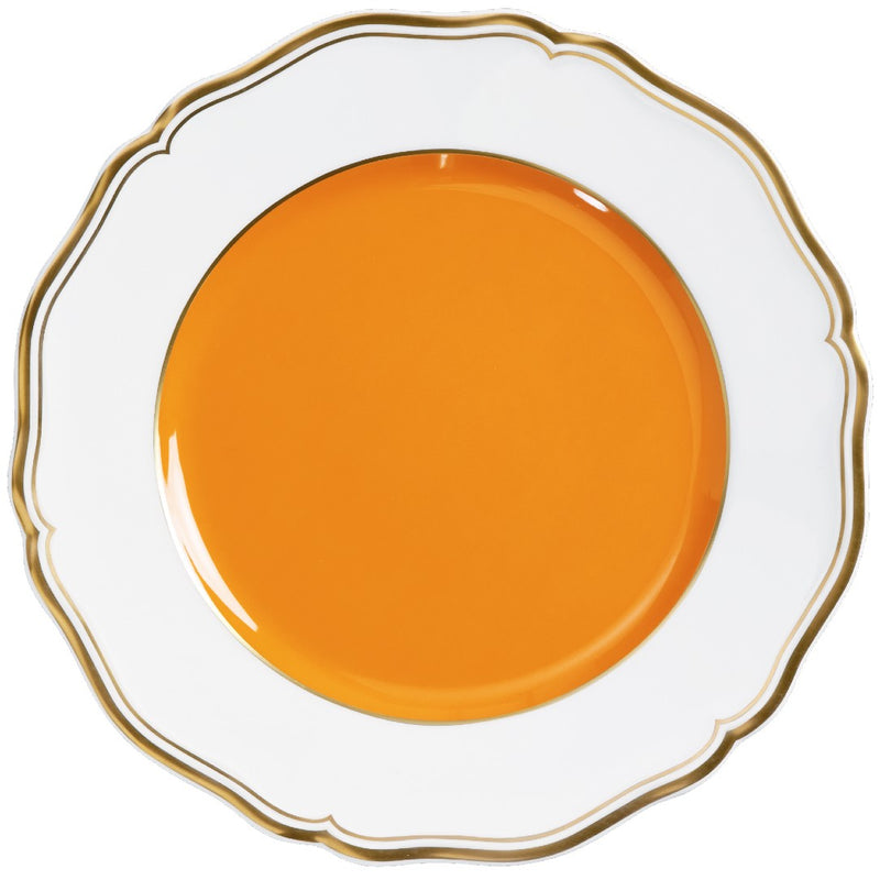 Dessert Plate - Mazurka Fond Orange