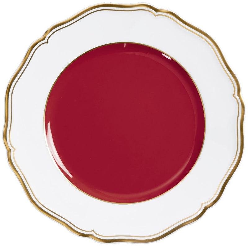 Dessert Plate - Mazurka Red