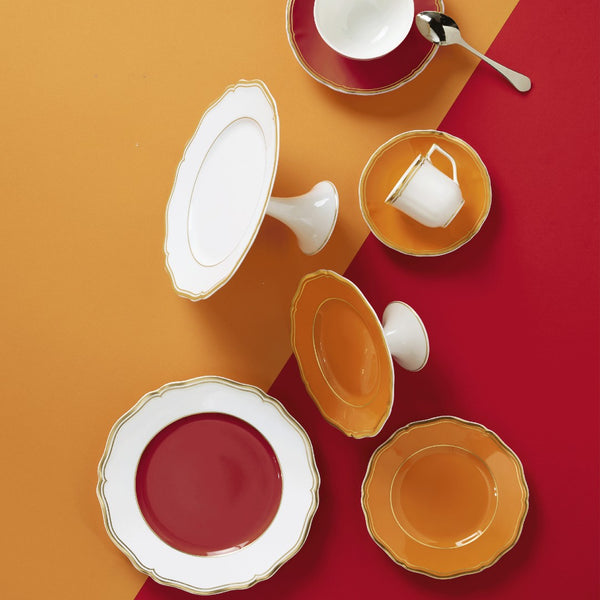 Dessert Plate - Mazurka Red
