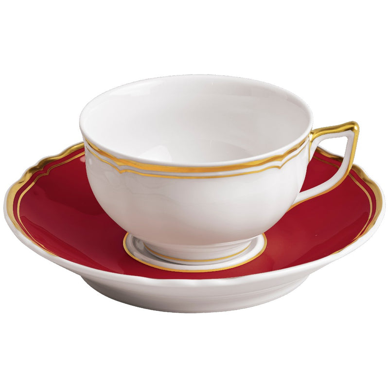 Tea Saucer  - Mazurka Red