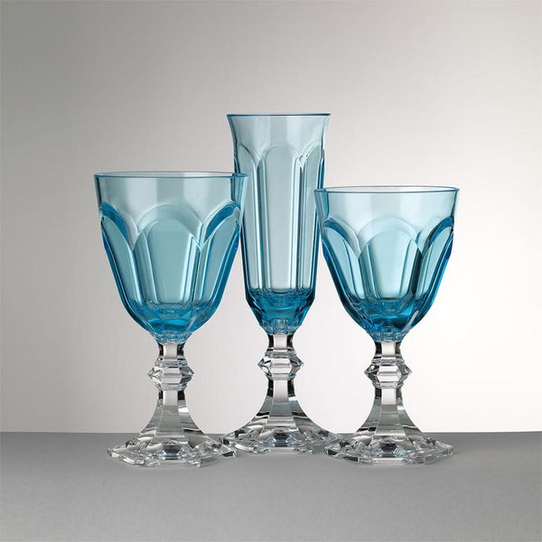 Elegant Turquoise Acrylic Tumblers Dolce Vita by Mario Luca Giusti for Luxury Outdoor Living