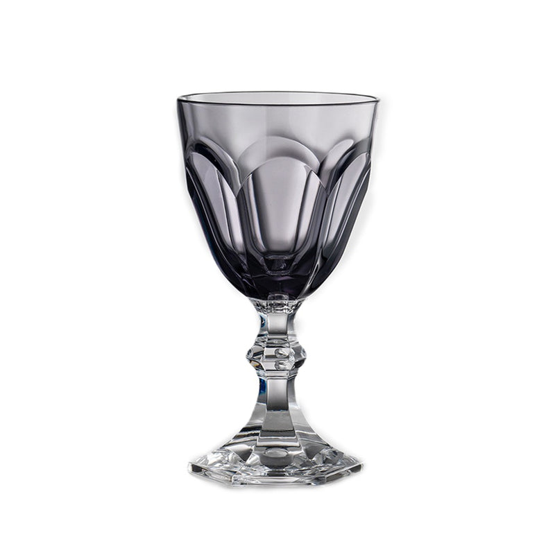 Grey Acrylic Wine Glasses Dolce Vita Collection – Set of 6 by Mario Luca Giusti