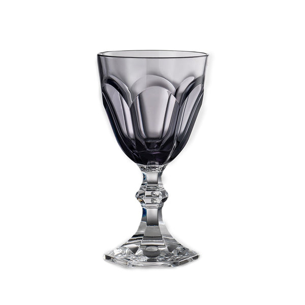Grey Acrylic Wine Glasses Dolce Vita Collection – Set of 6 by Mario Luca Giusti