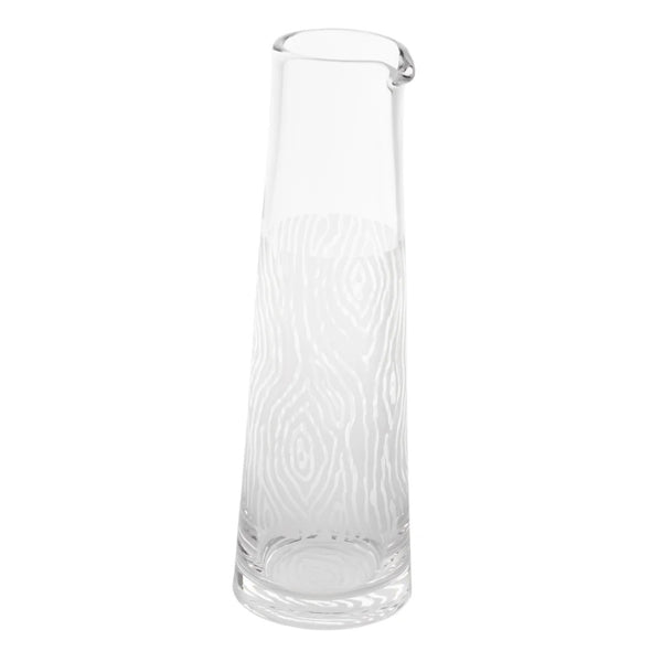 Clear Alice water pitcher in hand-cut crystal by Cristallerie de Montbronn