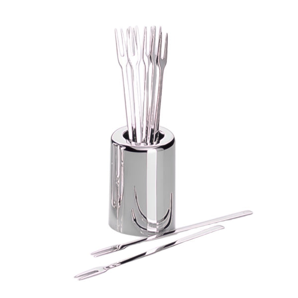 Silver-plated Alta cocktail stick or toothpick holder by Robbe & Berking, 