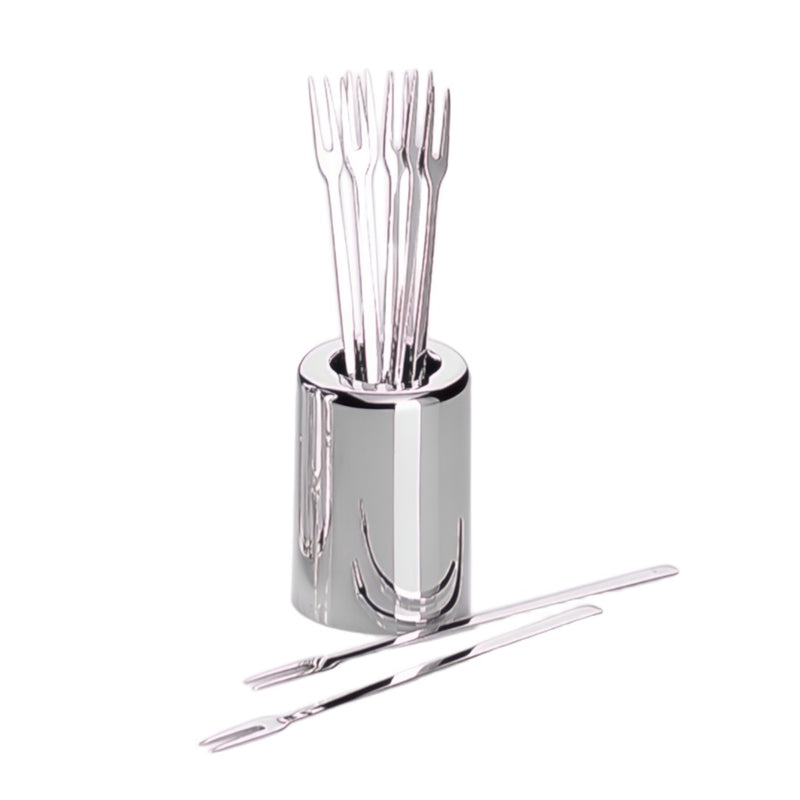 Silver-plated Alta cocktail stick or toothpick holder by Robbe & Berking, 
