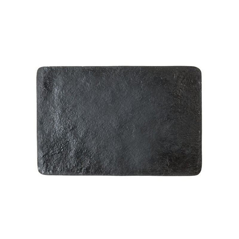 Food Board Rectangular Small in Artificial Black Stone
