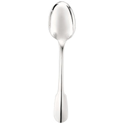 Silver-plated soup spoon from Cluny cutlery collection by Christofle.