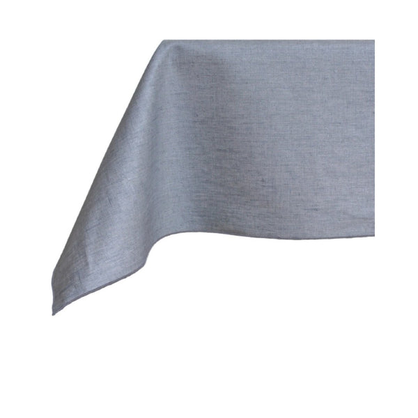 Gray tablecloth on a white background
