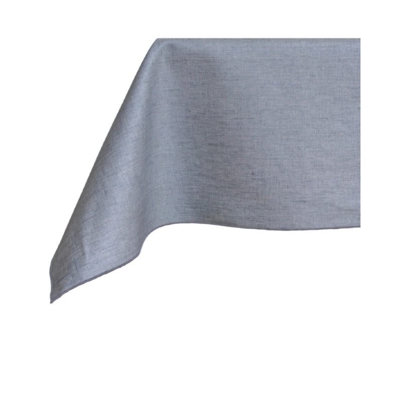 Gray tablecloth on a white background