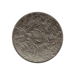 Porcelain bread plate with platinum detailing from the Italian Renaissance Platinum collection by Raynaud.