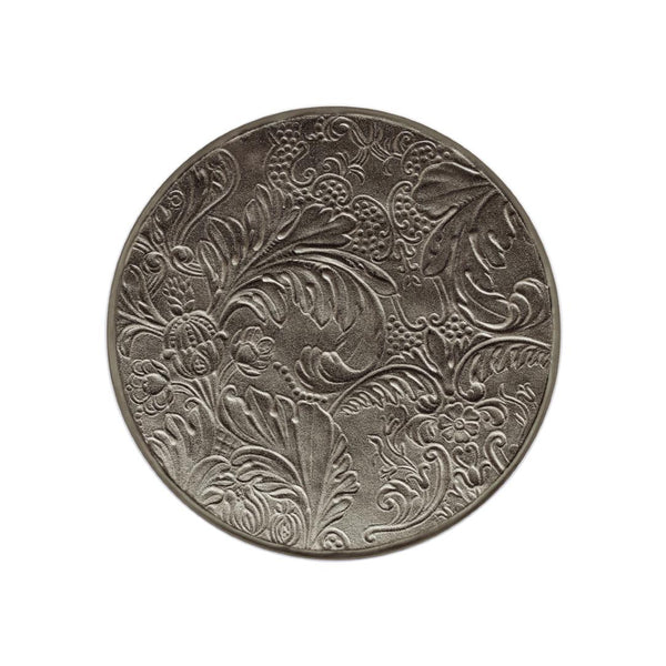 Porcelain bread plate with platinum detailing from the Italian Renaissance Platinum collection by Raynaud.