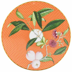 Raynaud porcelain bread plate Trésor Fleuri with water apple motif