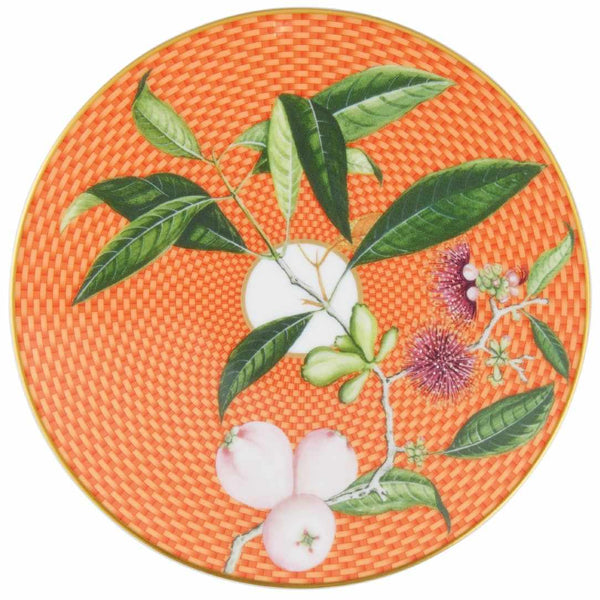 Raynaud porcelain bread plate Trésor Fleuri with water apple motif