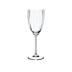 Caos champagne flute by Collevilca in handmade lead-free crystal
