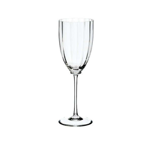 Caos champagne flute by Collevilca in handmade lead-free crystal