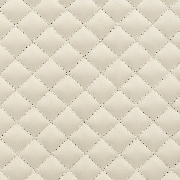 Quilted ivory fabric pattern