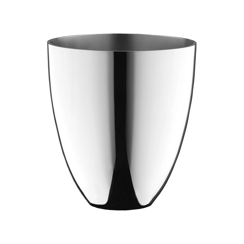 Silver-plated champagne cooler with polished finish by Robbe & Berking