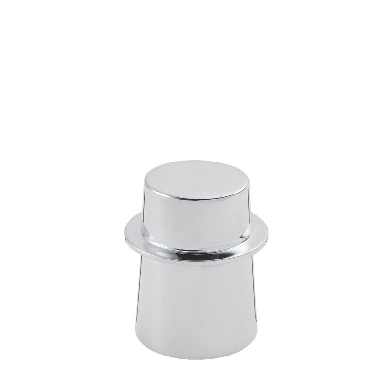 Ercuis Saturne silver-plated champagne stopper with polished finish