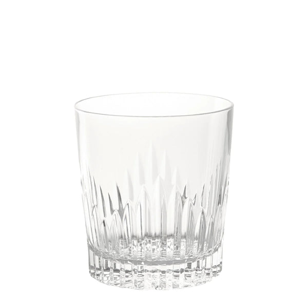 Chartres crystal Old Fashion Tumbler with Gothic-inspired bevel cuts by Cristallerie de Montbronn.