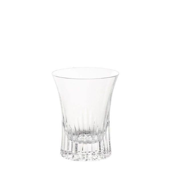 Chartres crystal Tea Glass with Gothic-inspired bevel cuts by Cristallerie de Montbronn.