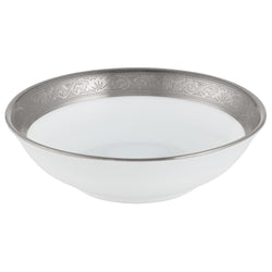 Raynaud Ambassador Platine porcelain Chinese bone cup with platinum inlay rim and minimalist design

