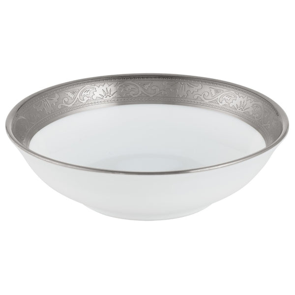 Raynaud Ambassador Platine porcelain Chinese bone cup with platinum inlay rim and minimalist design


