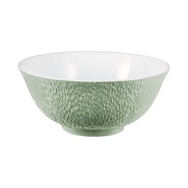 Raynaud Minéral Irisé Céladon 12cm Chinese porcelain soup bowl with soft celadon glaze and sculptural detail