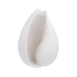 Small off-white faux conch shell for luxury coastal decor