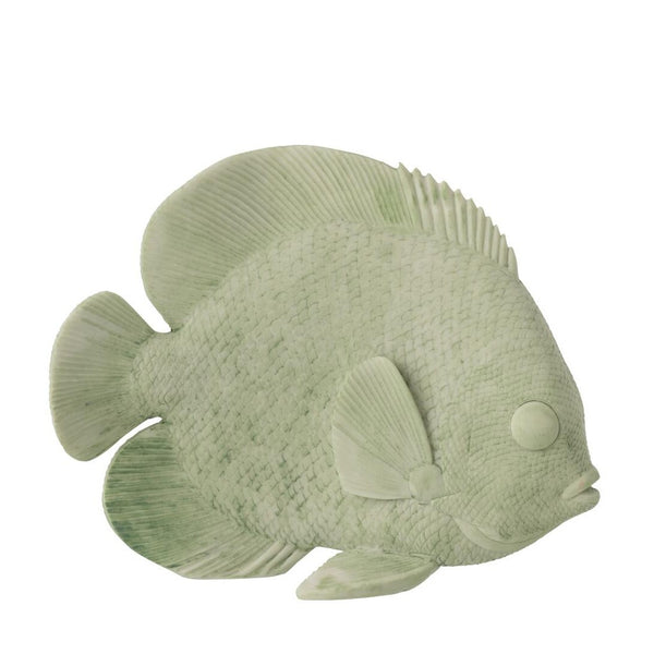 Flat Fish Figurine in Sage Green Large | Coastal Decor — Jolipa – Amiramour