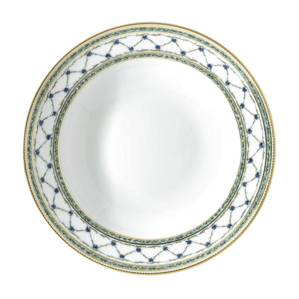 Deep Chop Plate Allée du Roy porcelain by Raynaud