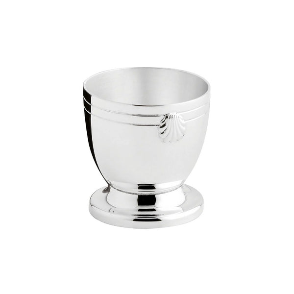 Coquille Egg Cup by Ercuis, Silver Plated