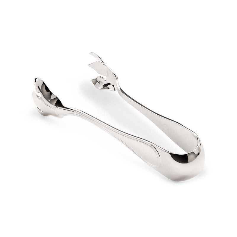 English silver-plated ice tongs by Greggio