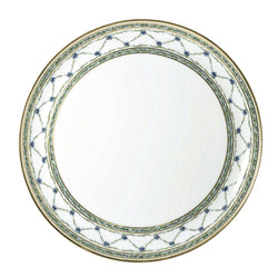 Flat Cake Serving Platter Allée du Roy porcelain by Raynaud