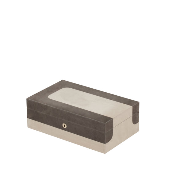 'Flow' Humidor Large in White and Smoke by Giobagnara