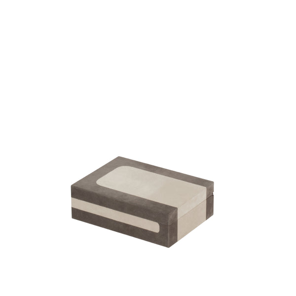 'Flow' Humidor Small in White and Smoke by Giobagnara