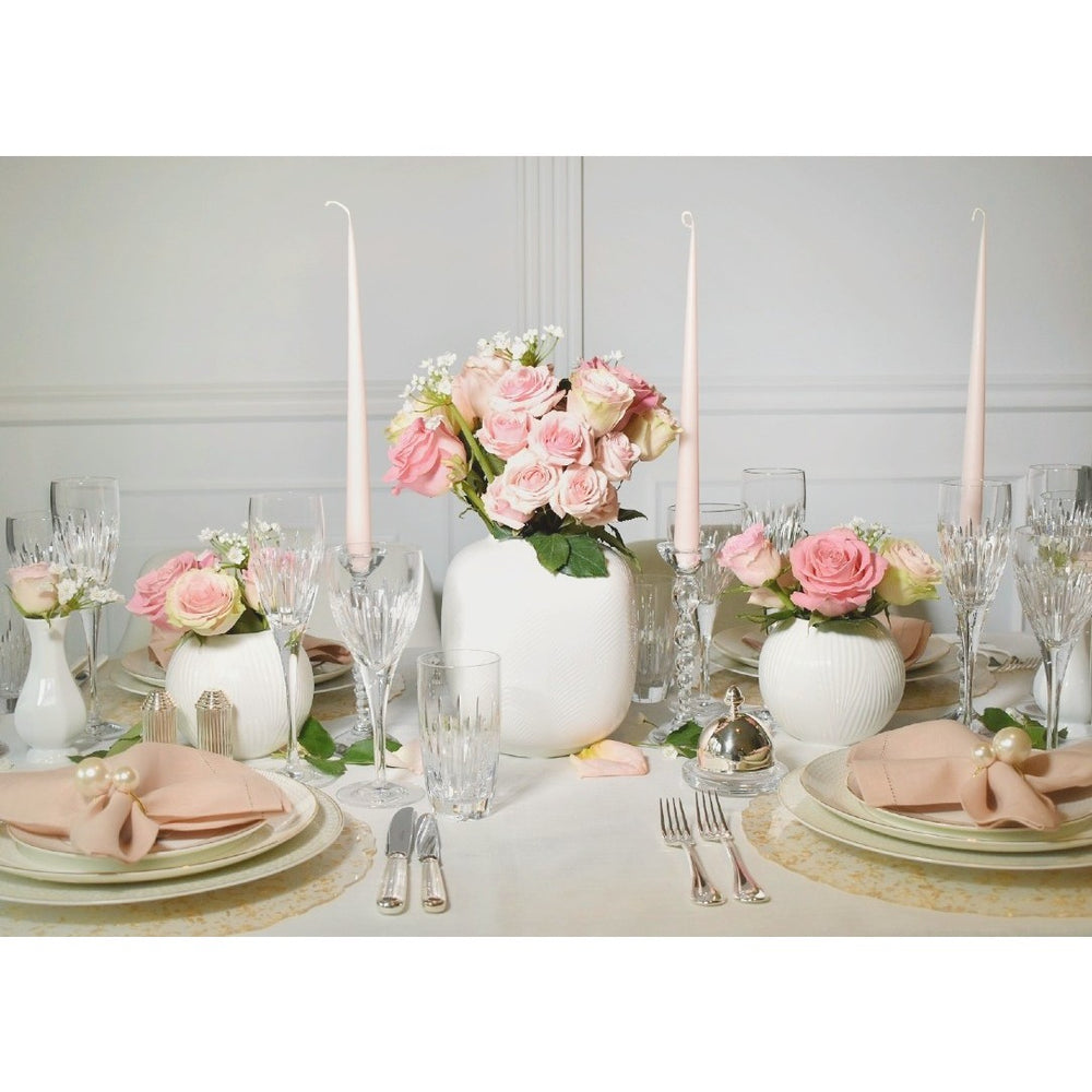 Vase Folia Rose Bowl Fine Bone China White | Wedgwood – Amiramour