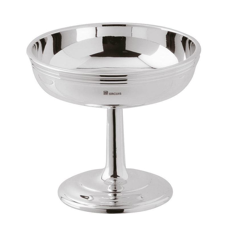 Close-up Silver-plated Rencontre ice cream cup by Ercuis