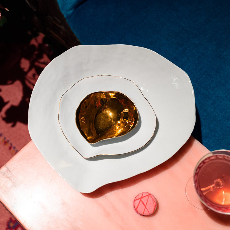 Set of 2 Side Bowls Gold - Indulge Nº2