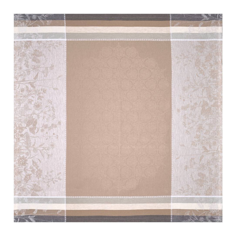Multicolored patterned tiles on a white background