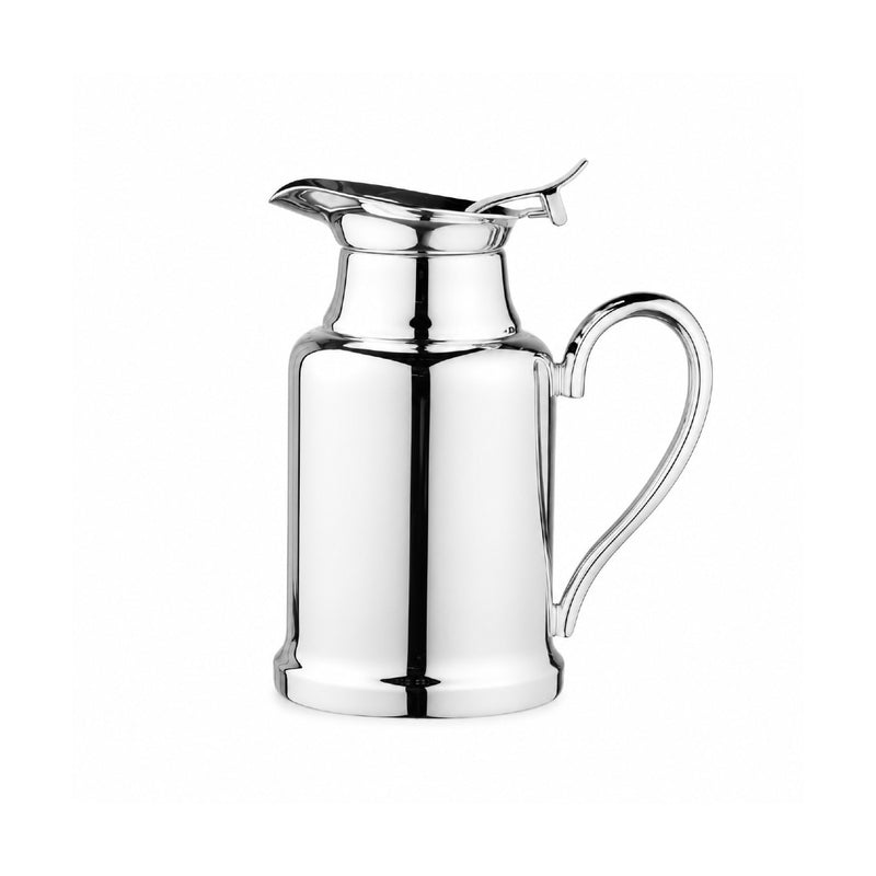 A polished 0.3l silver Regards pitcher with a flared spout, a curved handle, and a reflective metallic finish, shown on a plain white background.