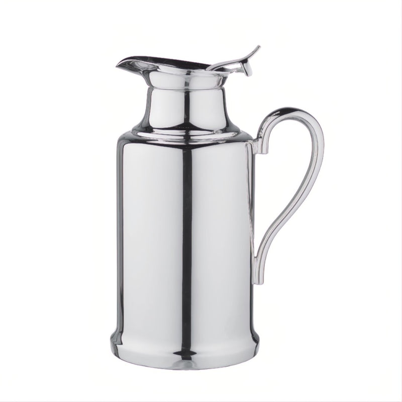 Luxury insulated pot Regards by Ercuis in silver-plate and stainless steel – handcrafted French design in  1 L.