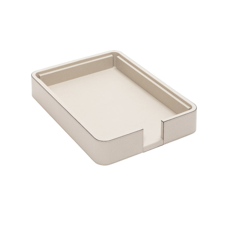 Giobagnara Polo A4 leather paper tray holder without lid in golf leather