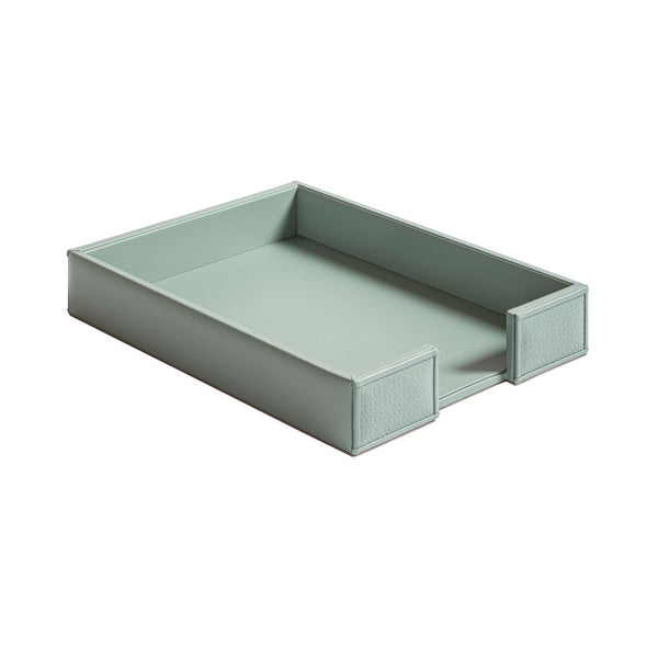 Giobagnara x Elie Saab A4 monogram leather paper tray with padded inserts