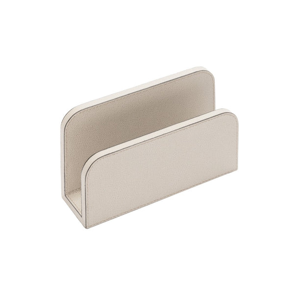 Leather Envelope Holder Polo in light beige golf leather by Giobagnara