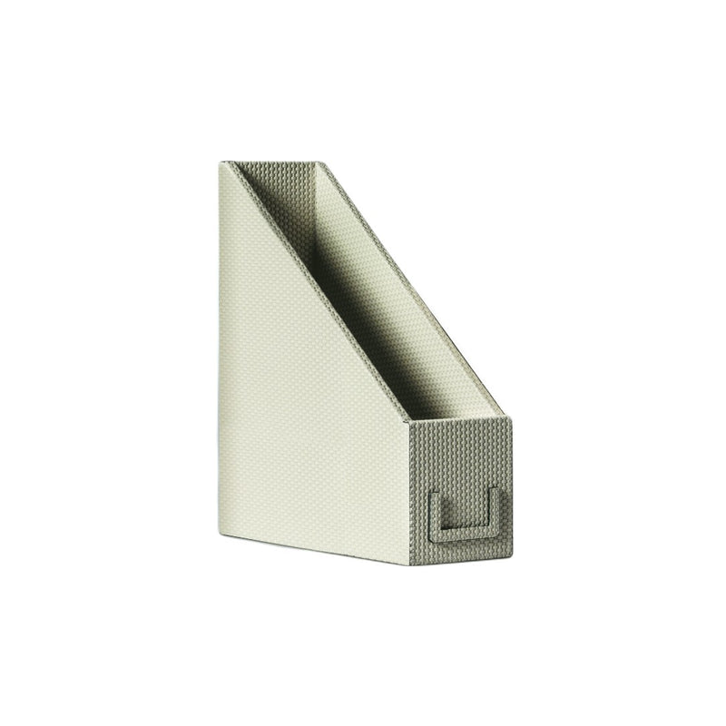 Leather Bellagio file holder by Giobagnara with name slot and textured leather finish