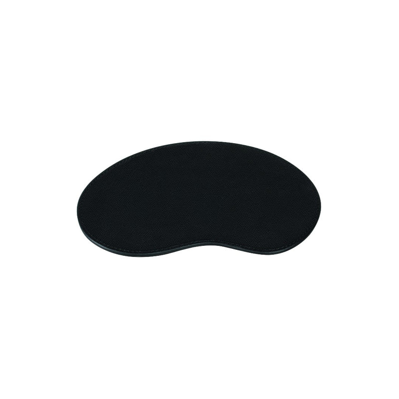 Giobagnara Nello leather mouse pad with organic curved shape in Golf leather