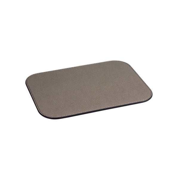 Giobagnara Polo leather mouse pad with rounded corners in Golf leather
