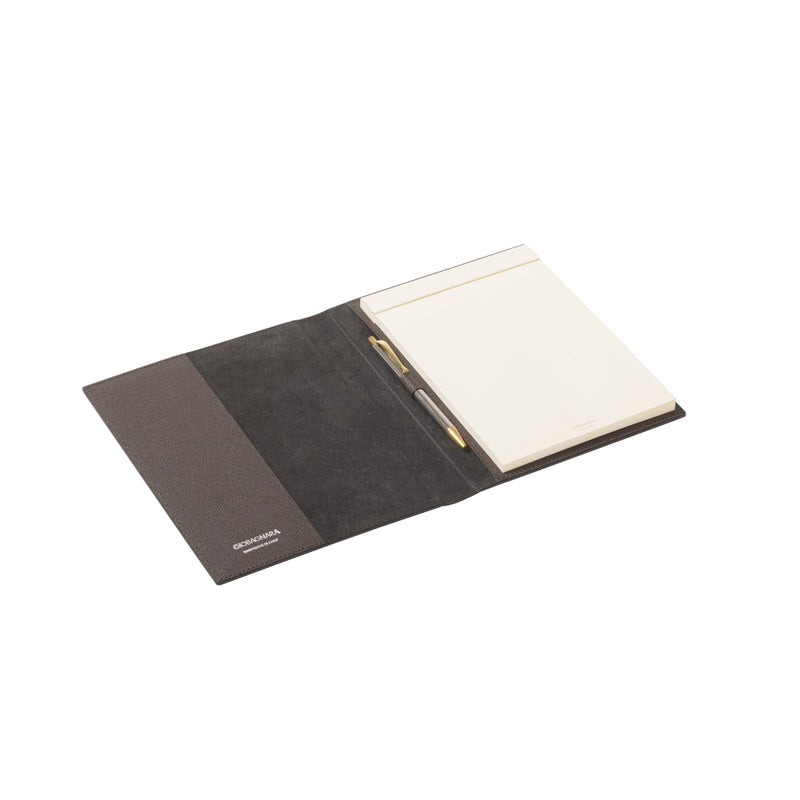 Amiramour Leather Medium Notepad Holder with Paper Sheets by Giobagnara 1